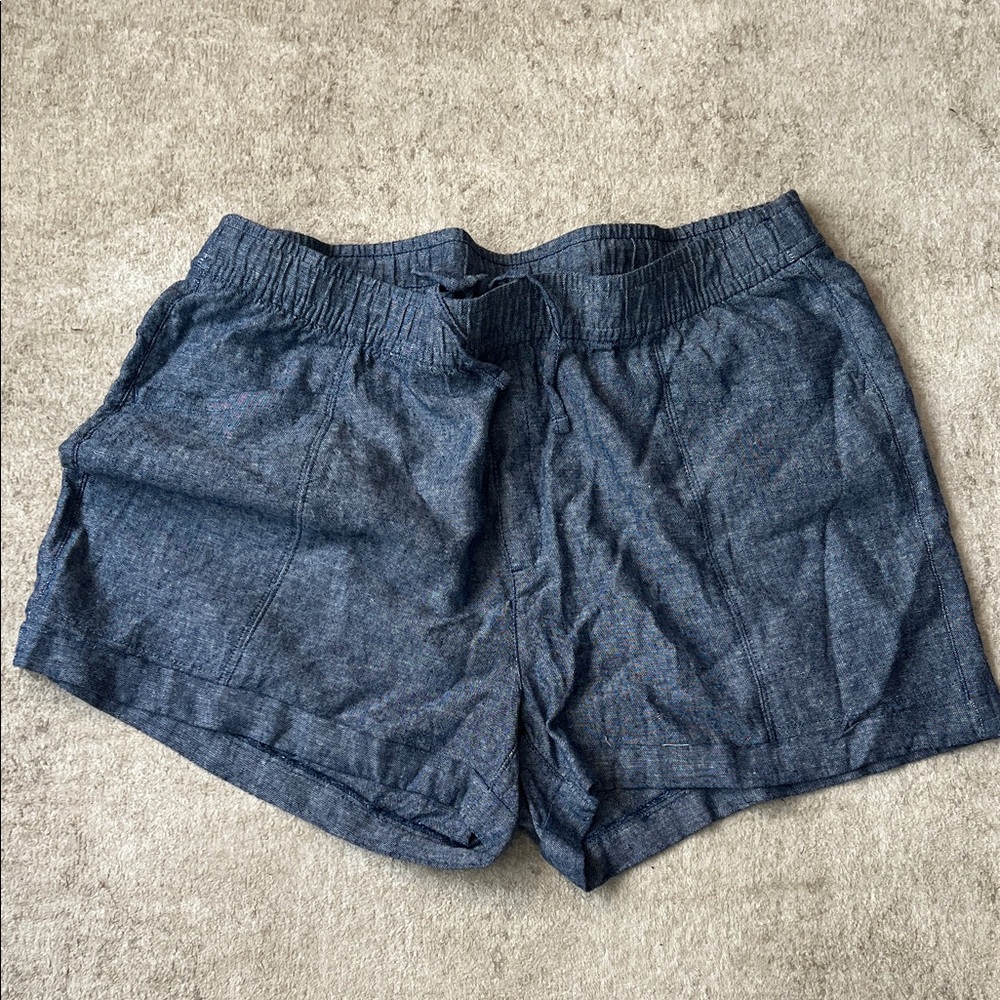 Old Navy Dark Gray Linen Style Shorts